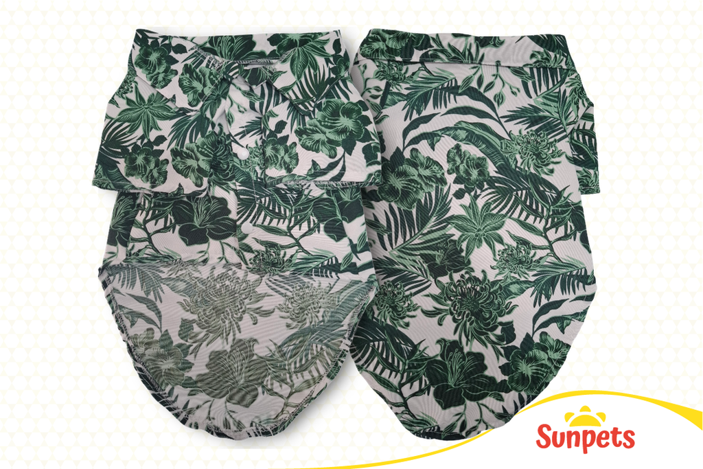 Camisa Palmeras Verde